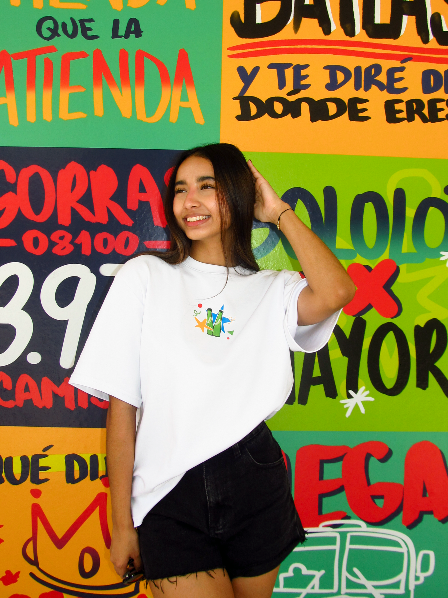 CAMISETA OVERSIZED ASÍ SUENA BARRANQUILLA