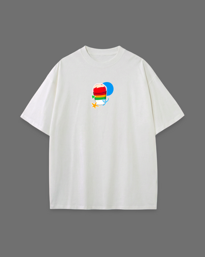CAMISETA OVERSIZED RASPAO’ CON KOLA